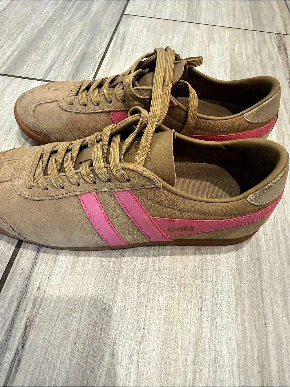 Gola Elan Sneaker Brown & Pink NWOT